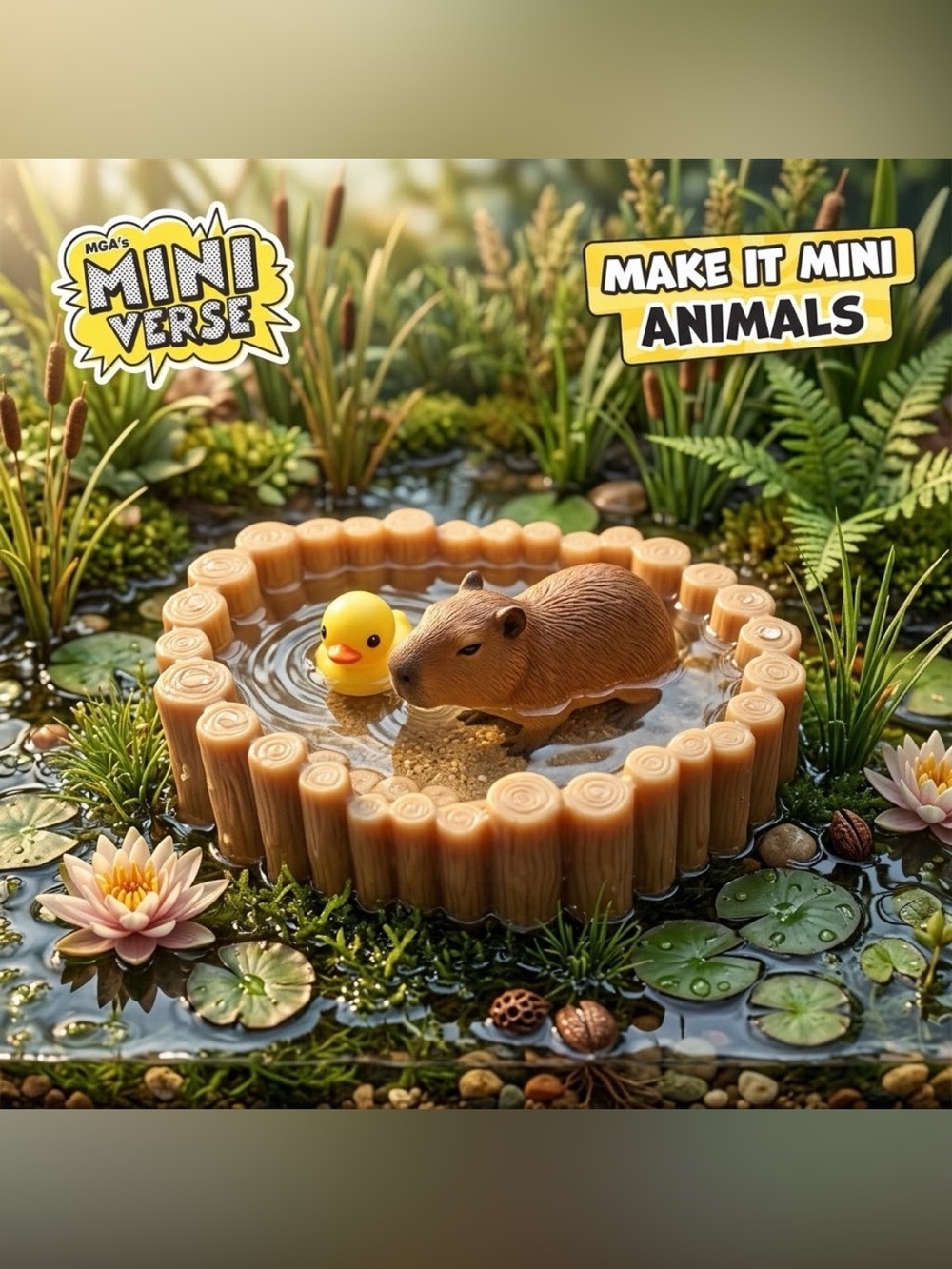 MGA's Miniverse Make It Mini Animals Series 2: CAPYBARA (Opened Capsule)